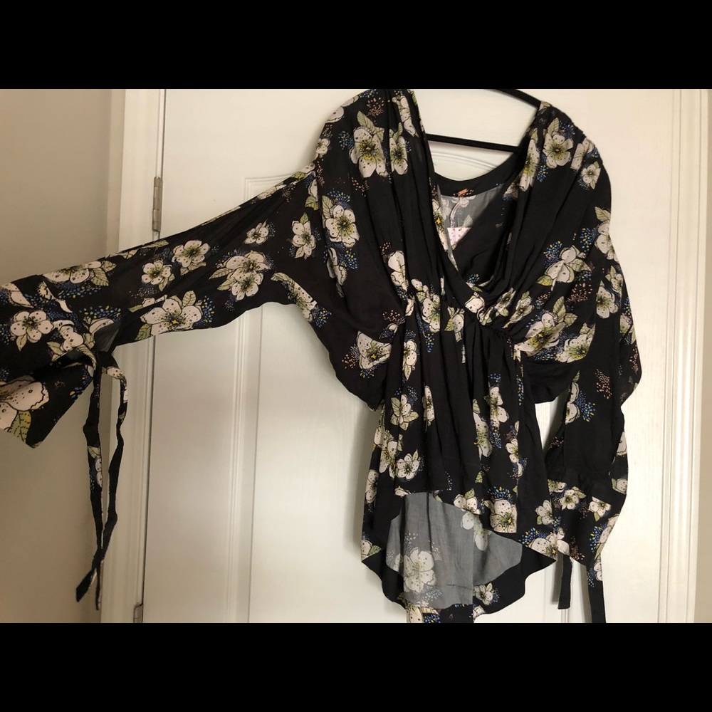 Free People floral tunic